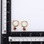 ESS897 STAINLESS STEEL HOOP EARRING WITH HEART CHARM