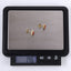 ESS898 STAINLESS STEEL HEART EAR STUD WITH NATURAL STONE