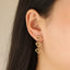 ESS900 STAINLESS STEEL EAR STUD WITH HEART DESIGN
