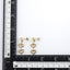 ESS900 STAINLESS STEEL EAR STUD WITH HEART DESIGN