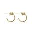 ESS903 STAINLESS STEEL EARRING WITH KNOT DESIGN