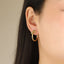 ESS903 STAINLESS STEEL EARRING WITH KNOT DESIGN