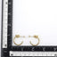 ESS903 STAINLESS STEEL EARRING WITH KNOT DESIGN