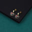 ESS911 STAINLESS STEEL EPOXY EARRING WITH ROSE