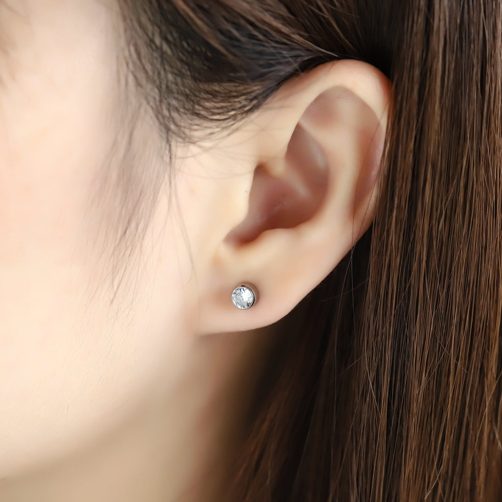 GESS01 STAINLESS STEEL EAR STUD  
(price by per Pair)