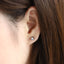 GESS01 STAINLESS STEEL EAR STUD  
(price by per Pair)