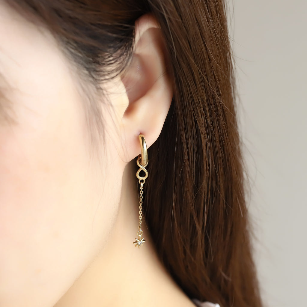 GESS341 STAINLESS STEEL EARRING