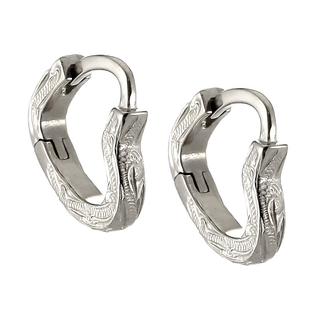 stainless steel earring, heart design, summer vacation