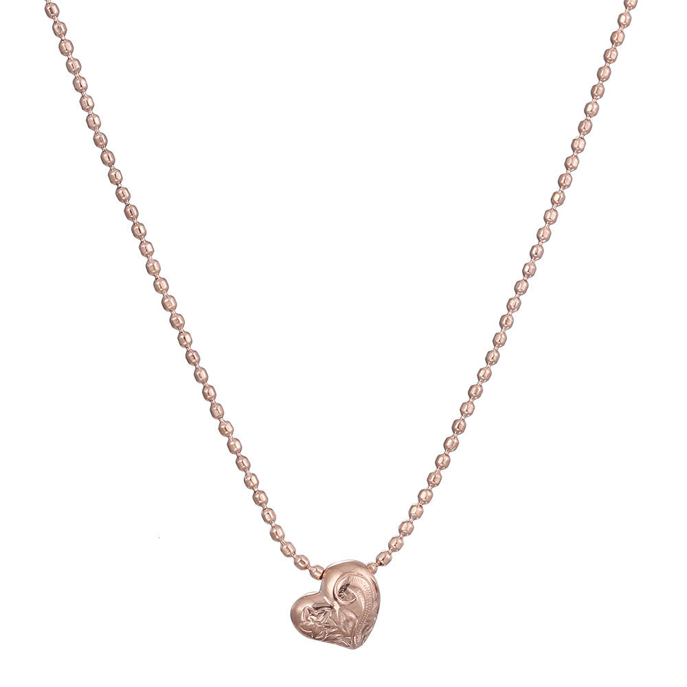 stainless steel necklace, heart design, lady jewelry