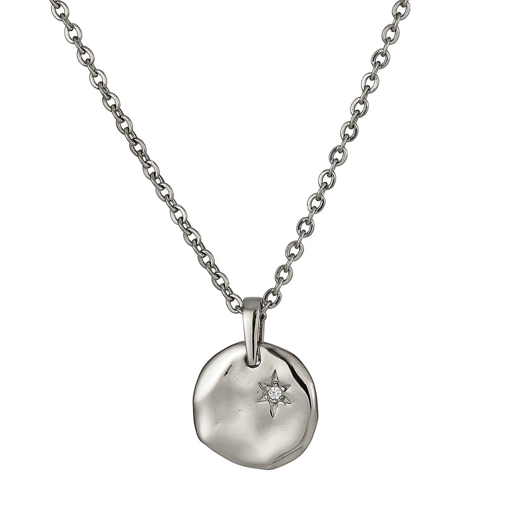 stainles steel pendant, coin pendant