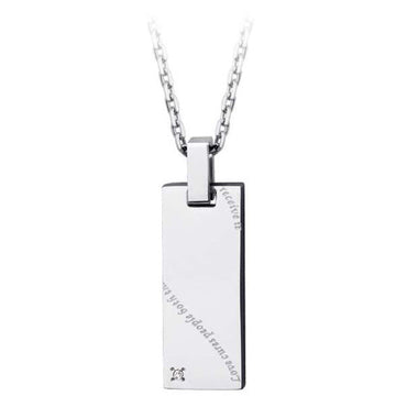 GPSS505 STAINLESS STEEL PENDANT

Love cures people both the ones who give it and who receive it AAB CO..