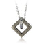 GPSS635 STAINLESS STEEL PENDANTCourage   Constancy  Confidence   Curiosity AAB CO..