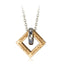 GPSS635 STAINLESS STEEL PENDANTCourage   Constancy  Confidence   Curiosity AAB CO..