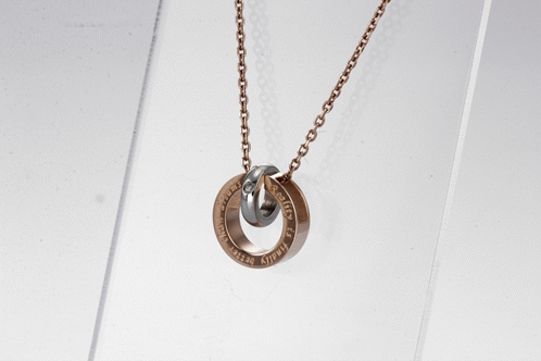 GPSS636 STAINLESS STEEL PENDANT Reality is finally better than dreams AAB CO..