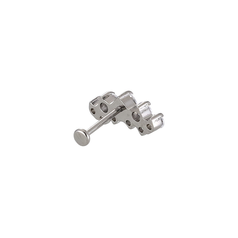 ACLB59 TITANIUM CLIP LABRET FOR UPPER EAR PIERCING AAB CO..