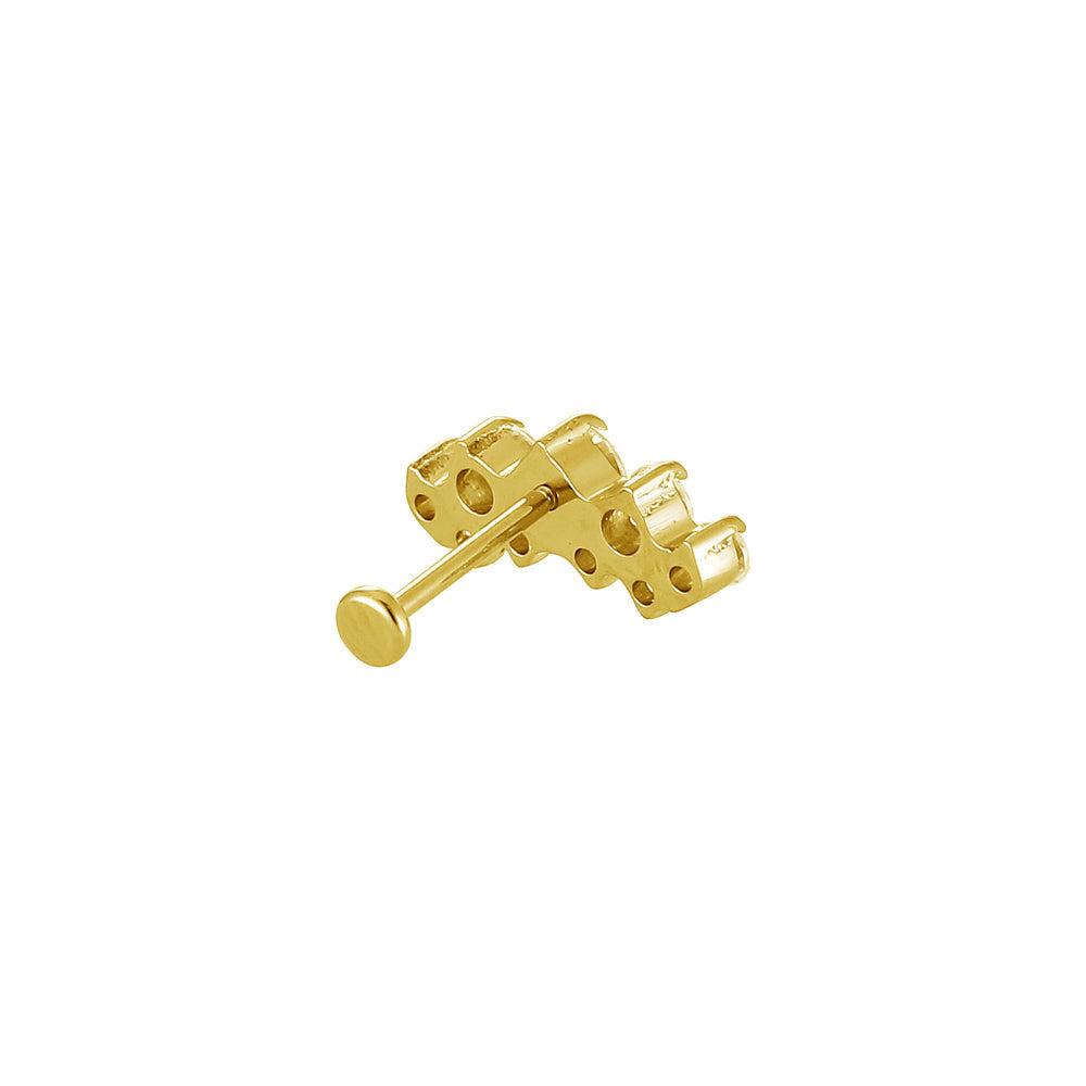 ACLB59 TITANIUM CLIP LABRET FOR UPPER EAR PIERCING AAB CO..
