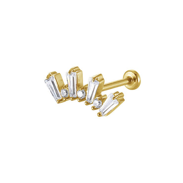 ACLB20 TITANIUM CLIP LABRET FOR UPPER EAR PIERCING AAB CO..