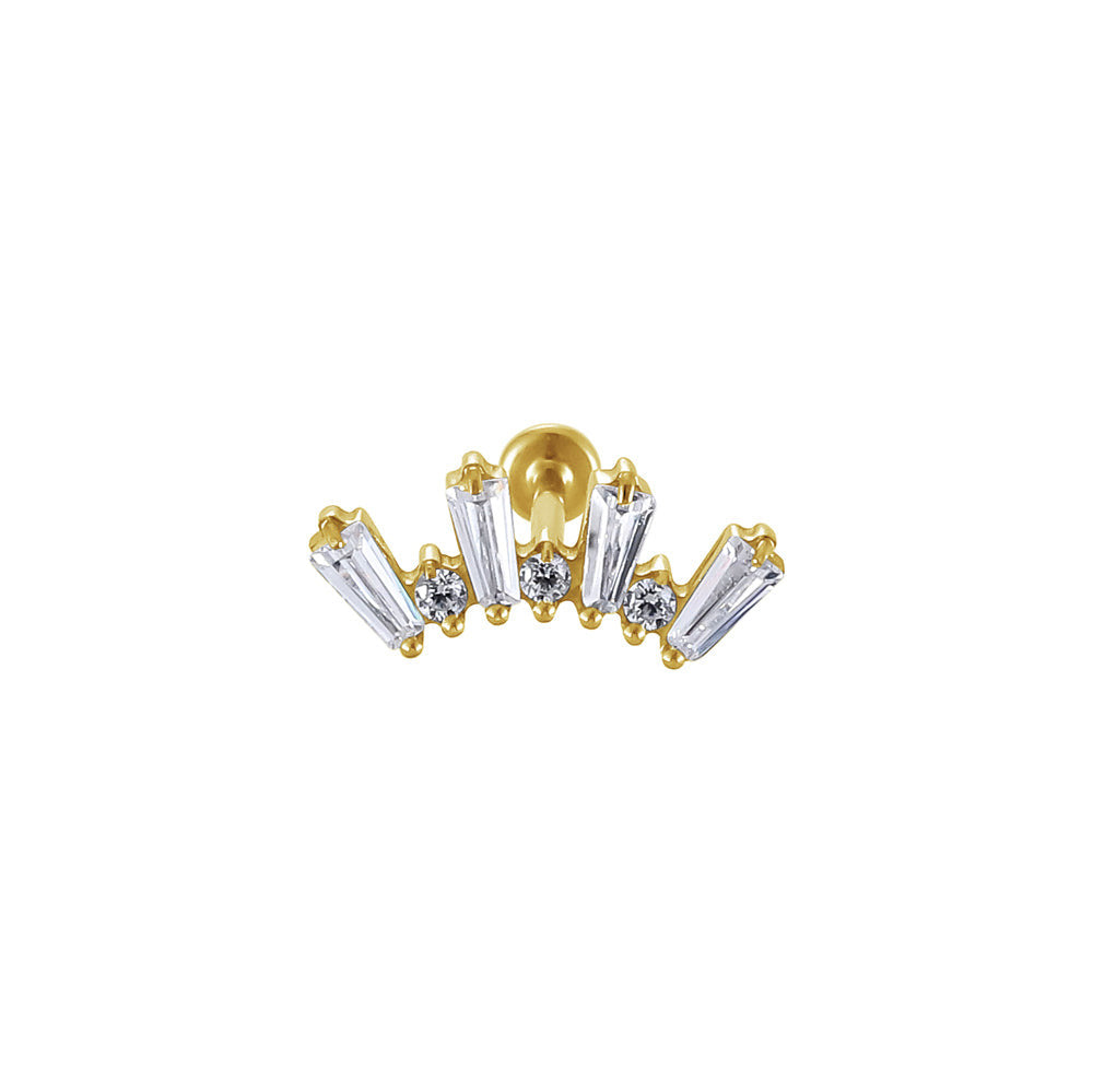 ACLB20 TITANIUM CLIP LABRET FOR UPPER EAR PIERCING AAB CO..