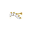 ACLB23 TITANIUM CLIP LABRET FOR UPPER EAR PIERCING
