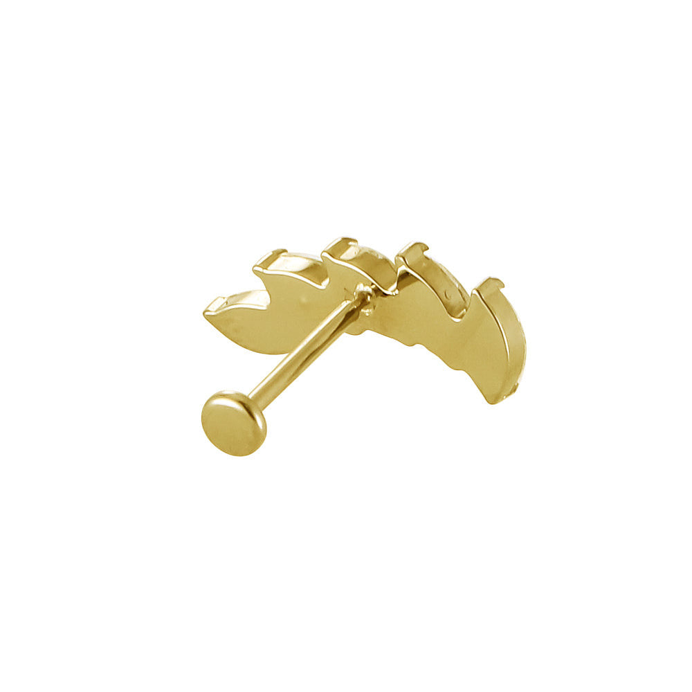 ACLB23 TITANIUM CLIP LABRET FOR UPPER EAR PIERCING AAB CO..