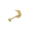 ACLB15 TITANIUM CLIP LABRET FOR UPPER EAR PIERCING AAB CO..