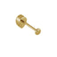 ACLB38 TITANIUM CLIP LABRET FOR UPPER EAR PIERCING AAB CO..