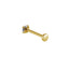 ACLB62 TITANIUM CLIP LABRET FOR UPPER EAR PIERCING AAB CO..