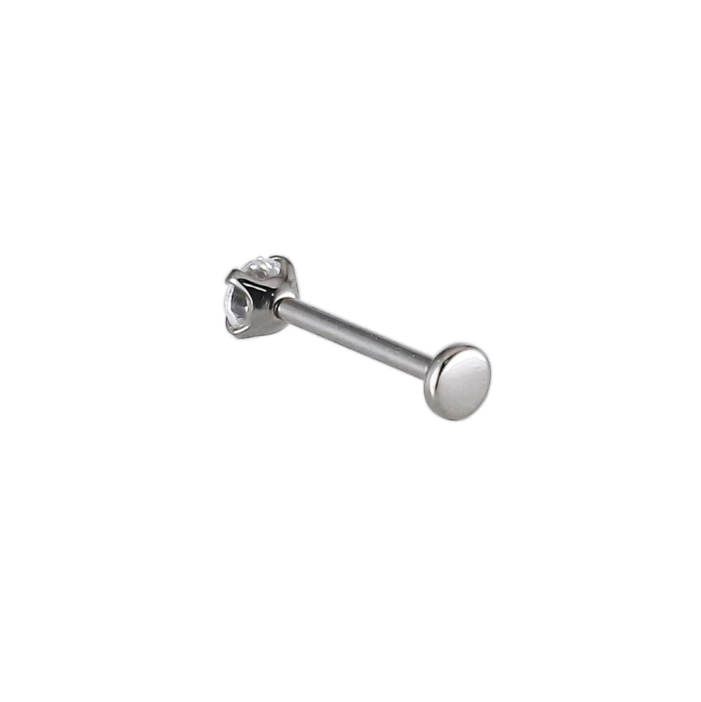 ACLB62 TITANIUM CLIP LABRET FOR UPPER EAR PIERCING AAB CO..