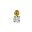 ACLB62 TITANIUM CLIP LABRET FOR UPPER EAR PIERCING AAB CO..
