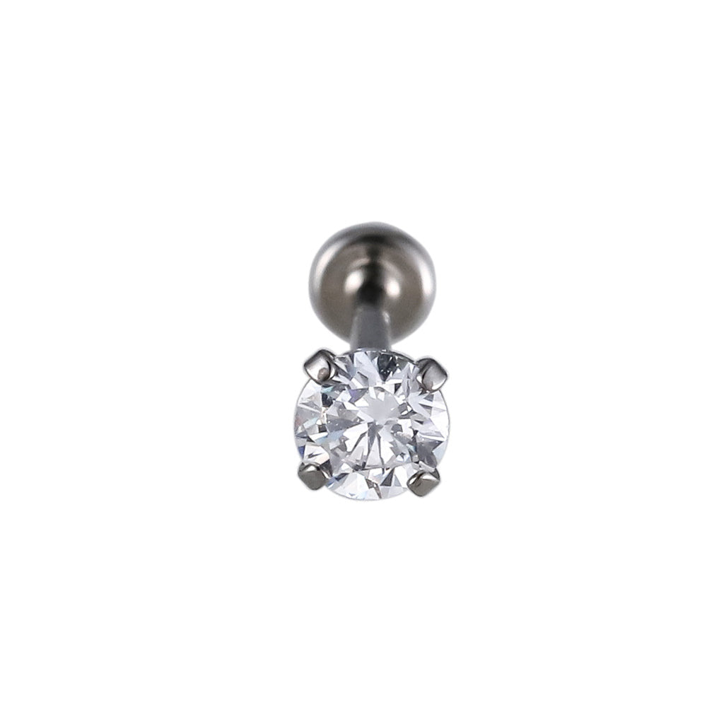 ACLB62 TITANIUM CLIP LABRET FOR UPPER EAR PIERCING AAB CO..