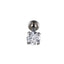 ACLB62 TITANIUM CLIP LABRET FOR UPPER EAR PIERCING AAB CO..