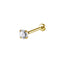 ACLB62 TITANIUM CLIP LABRET FOR UPPER EAR PIERCING AAB CO..