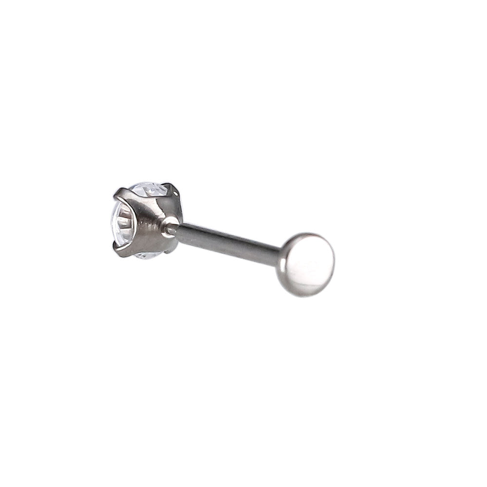 ACLB62 TITANIUM CLIP LABRET FOR UPPER EAR PIERCING AAB CO..