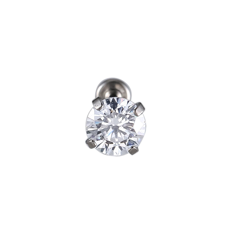 ACLB62 TITANIUM CLIP LABRET FOR UPPER EAR PIERCING AAB CO..