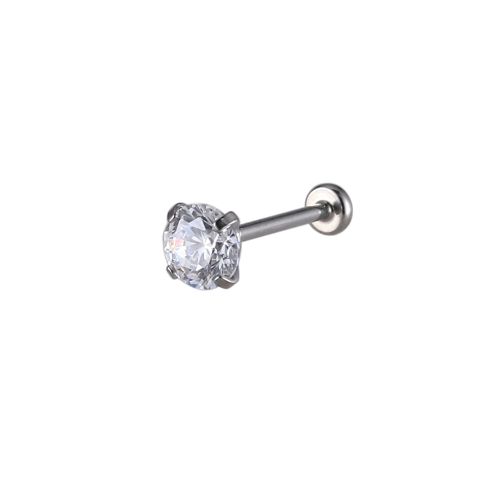 ACLB62 TITANIUM CLIP LABRET FOR UPPER EAR PIERCING AAB CO..