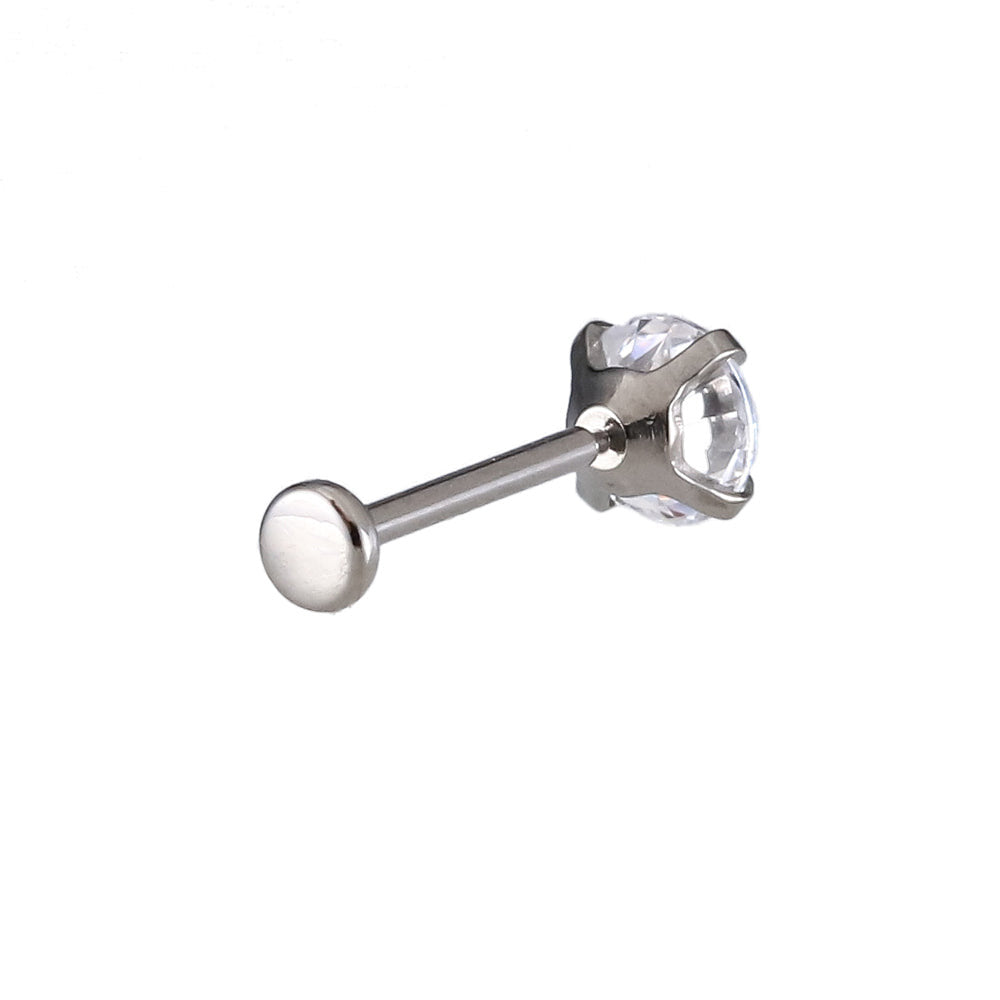 ACLB62 TITANIUM CLIP LABRET FOR UPPER EAR PIERCING AAB CO..