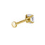 ACLB62 TITANIUM CLIP LABRET FOR UPPER EAR PIERCING AAB CO..
