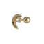 JRTH89 STAINLESS STEEL EXTERNAL THREAD HELIX WITH MOON DESIGN