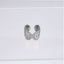 ESS849 STAINLESS STEEL EAR CUFF WITH CZ (BY  PIECE)