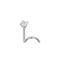 JBNS04 NOSE STUD WITH JEWELLED DESIGN