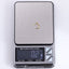 JBNS06 STAINLESS STEEL L-SHAPE NOSE STUD WITH FOIL STONE & BLACK OIL