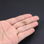 JBNS08 STAINLESS STEEL L-SHAPE NOSE STUD WITH HEART DESIGN