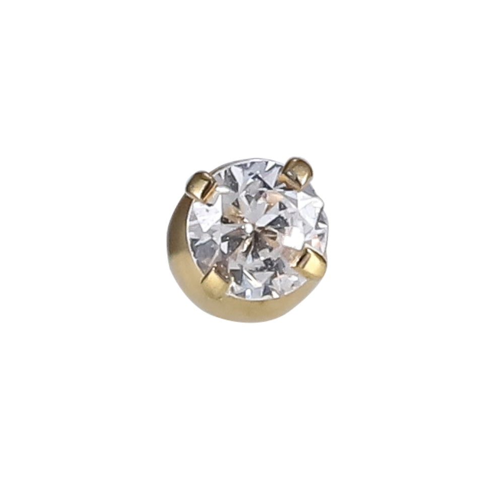 JRTH04 BARBELL WITH ROUND STONE