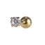 JRTH04 BARBELL WITH ROUND STONE