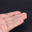 JRTH101 STAINLESS STEEL EXTERNAL THREAD HELIX WITH 4 PLASTIC PEARL
