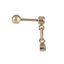 JRTH77 STAINLESS STEEL EXTERNAL THREAD HELIX WITH CZ
