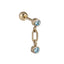 JRTH77 STAINLESS STEEL EXTERNAL THREAD HELIX WITH CZ