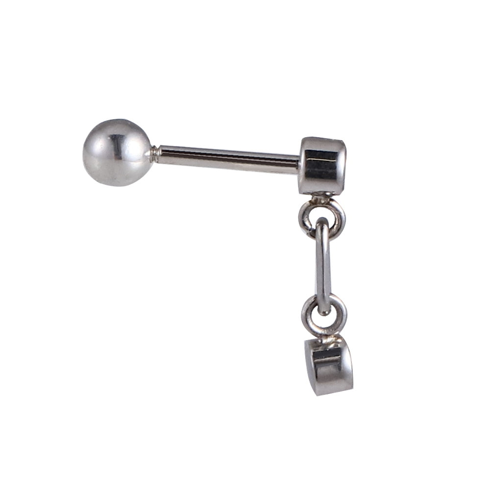 JRTH77 STAINLESS STEEL EXTERNAL THREAD HELIX WITH CZ