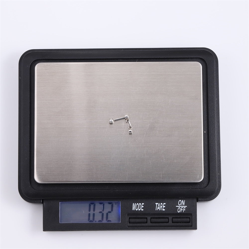 JRTH77 STAINLESS STEEL EXTERNAL THREAD HELIX WITH CZ