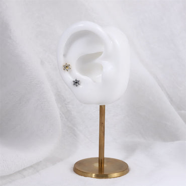 JRTH86 STAINLESS STEEL EXTERNAL THREAD HELIX WITH FLOWER DESIGN